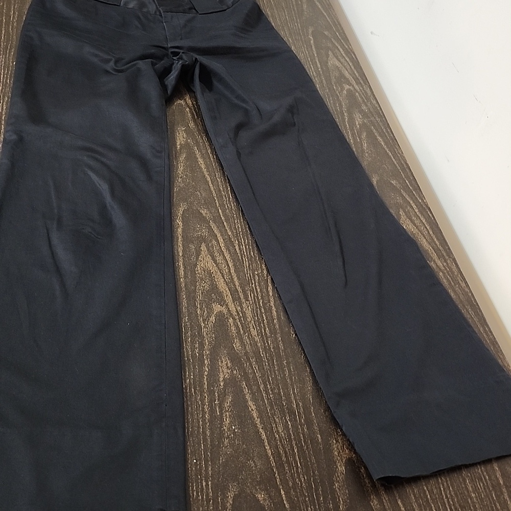 Banana republic black stretch wide leg Flare pant Y2K Size 6